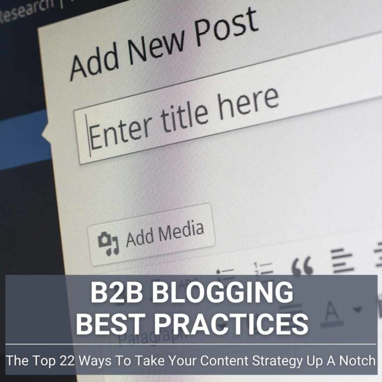B2B Blogging Best Practices