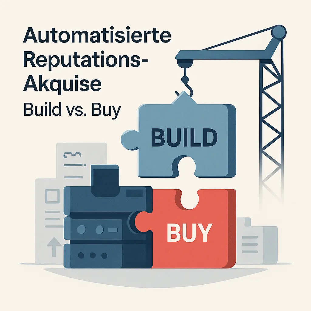 Automatisierte Reputations-Akquise Build vs. Buy Automatisierte Reputations-Akquise Build vs. Buy