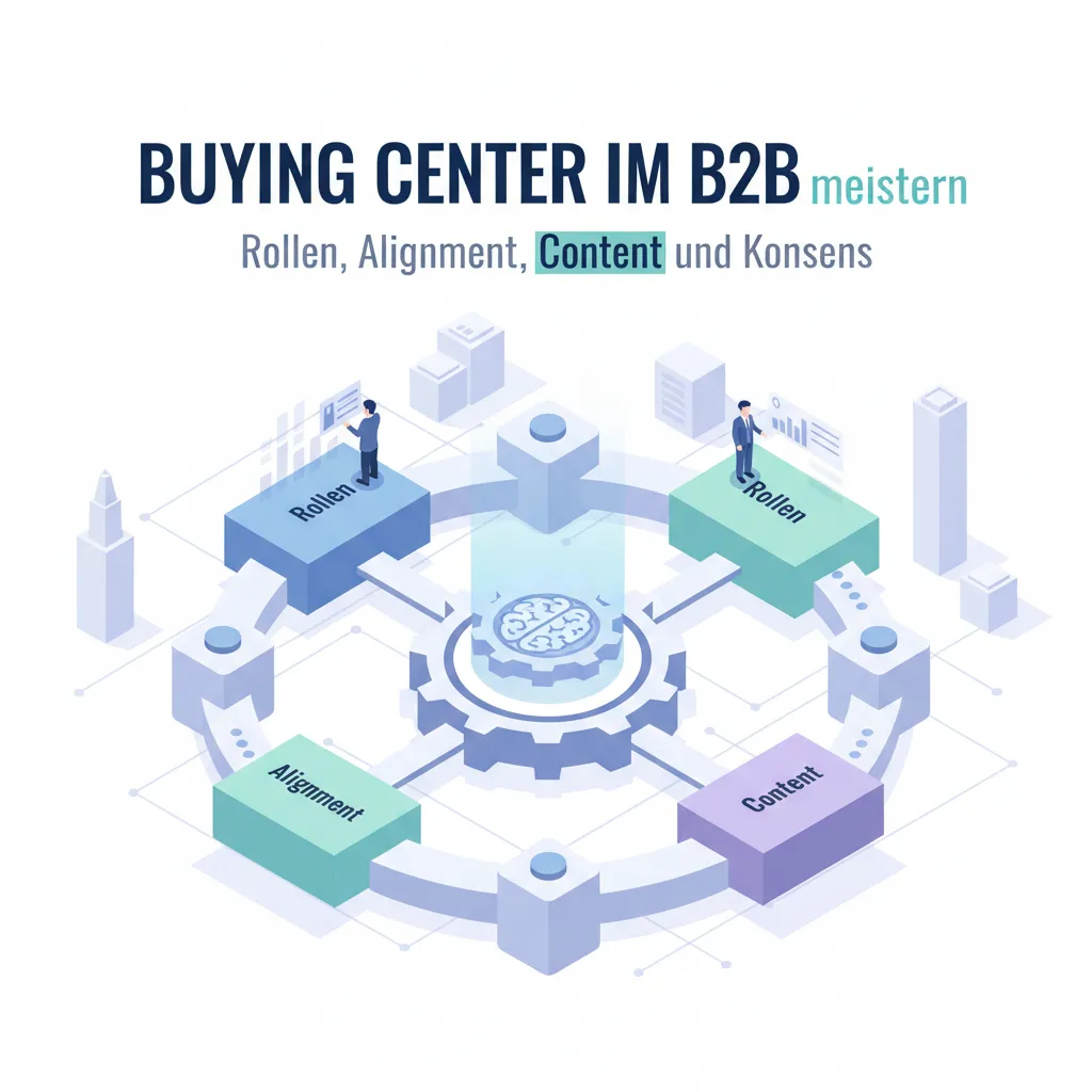 Buying Center im B2B meistern: Rollen, Alignment, Content und Konsens 1 Buying Center im B2B meistern Rollen, Alignment, Content und Konsens