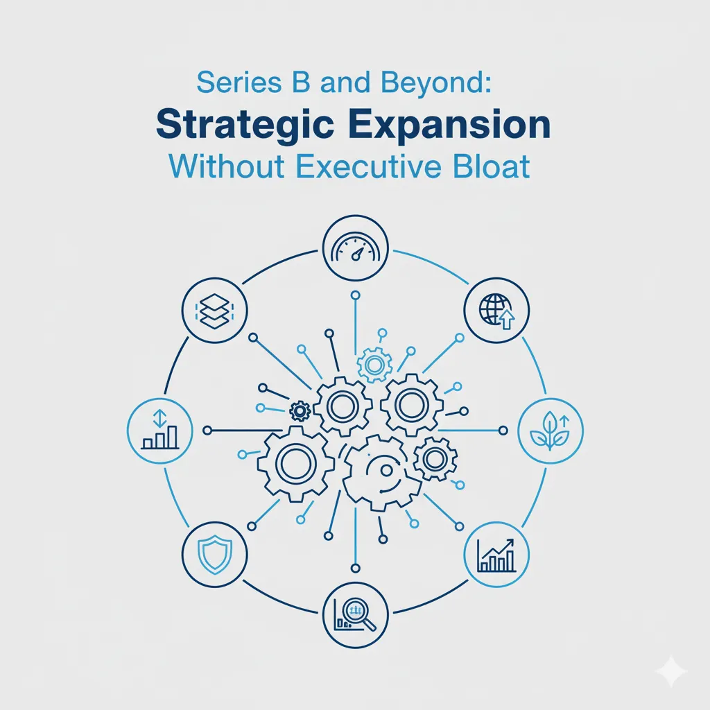Series B and Beyond Strategic Expansion Without Executive Bloat Fractional CMO for Startup Growth: When to Hire Across Seed, Series A, and Beyond