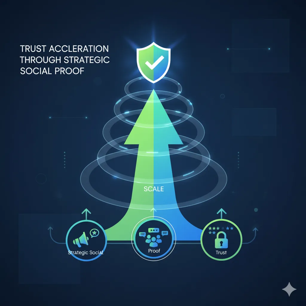 Trust Acceleration Through Strategic Social Proof