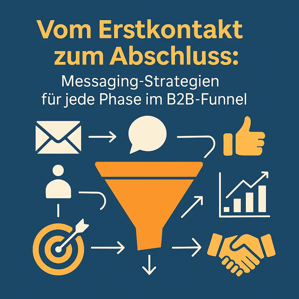 Vom Erstkontakt zum Abschluss: Messaging-Strategien für jede Phase im B2B-Funnel 1 -DE