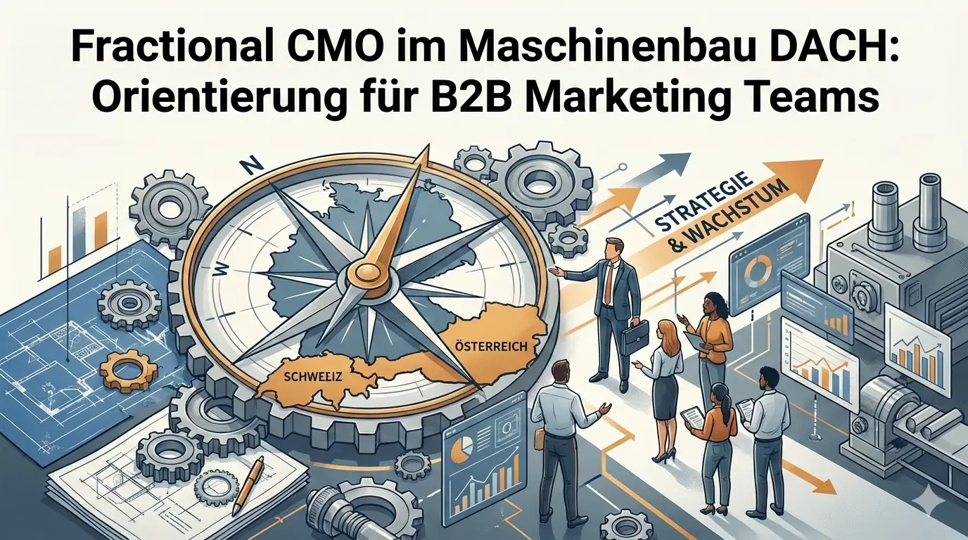 Agiles Marketing für schwere Maschinen: Der Fractional CMO als Erfolgsmodell 30 Fractional CMO im Maschinenbau DACH - Orientierung für B2B Marketing Teams